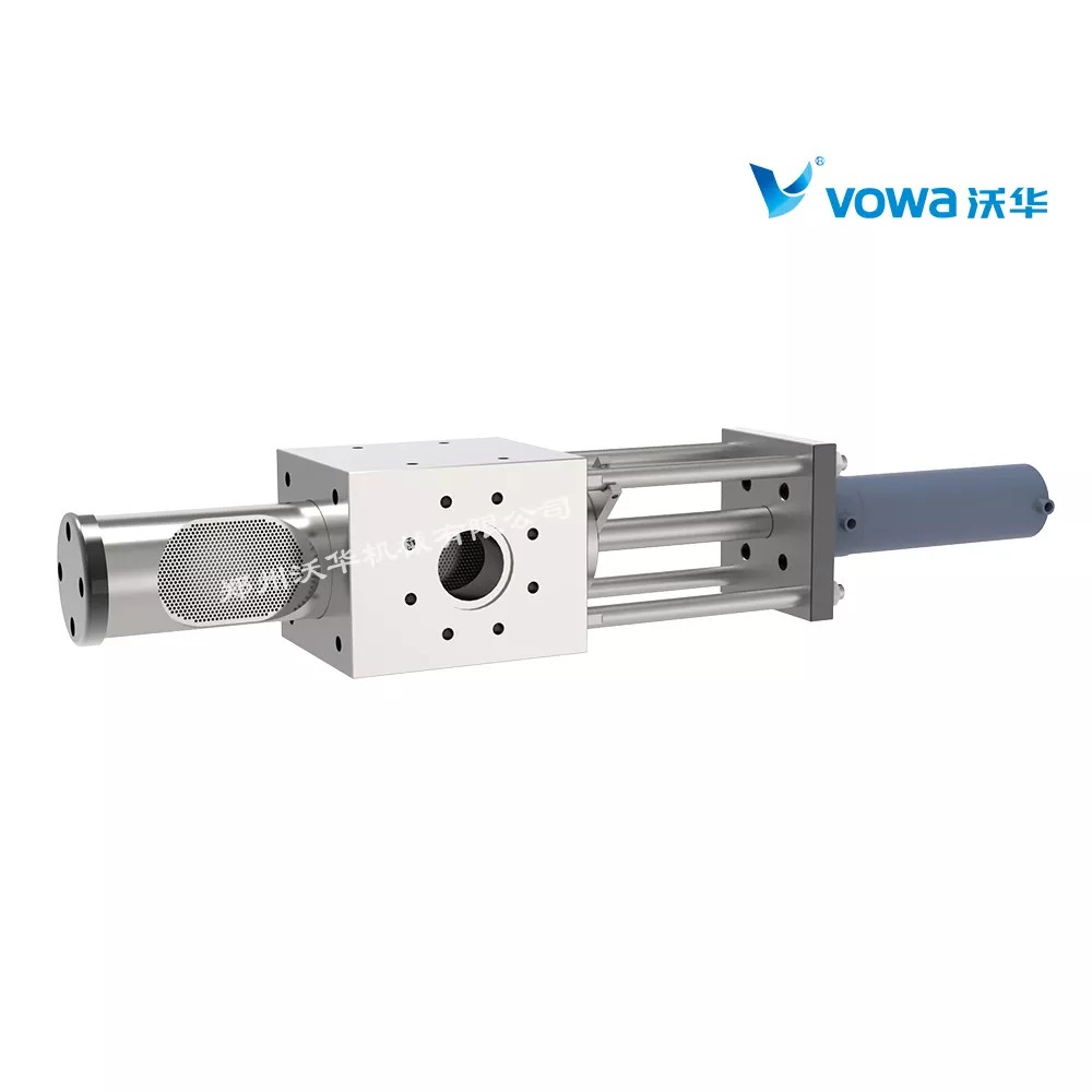 单柱长圆形双工位换网器